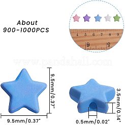 Perline acrilico opaco&nbsp;SACR-NB0001-07