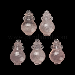 Natürlichen Rosenquarz Anhänger&nbsp;G-K403-06