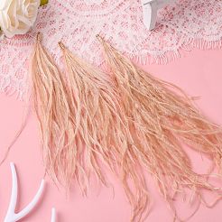 Nappine di piume di struzzo grandi decorazioni pendente&nbsp;FIND-S302-08C