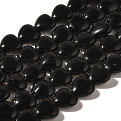 Natürliche schwarze Obsidian Perlen Stränge&nbsp;G-R190-10mm-66