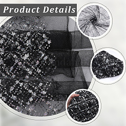 Polyester-Paillettenstoffe&nbsp;DIY-WH20048-027D