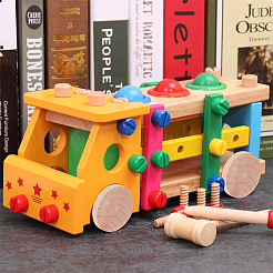 30 jeu de roues et de bâtons en bois de cerisier chinois non finis&nbsp;DIY-OC0010-68A