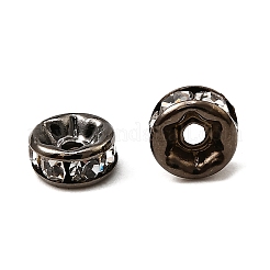 Messing Strass Zwischen perlen&nbsp;RB-A014-Z5mm-01B