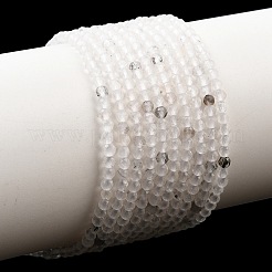 Hilos de cuentas de diamantes herkimer naturales&nbsp;GG-NH0014-D03-2mm
