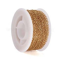 Ionenplattierung (IP) 304 Edelstahl gedrehte Ketten&nbsp;CHS-H007-16G