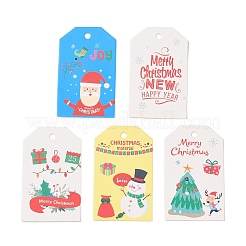50 x Geschenkanhänger aus Papier mit Weihnachtsmotiven&nbsp;CDIS-H007-07