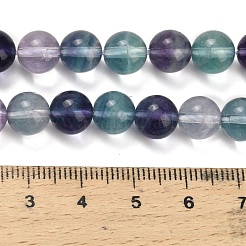 Natürlichen Fluorit Perlen Stränge&nbsp;G-L634-B04-8mm