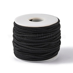 Corda elastico, nero, 3mm, circa 20m/rotolo
