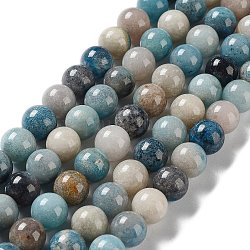 Brins de perles de trolleite naturelle, ronde, 11~12mm, Trou: 1mm, Environ 33 pcs/chapelet, 15.75 pouce (40 cm)