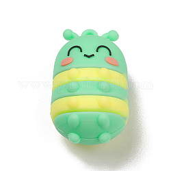 PVC Plastic Cartoon Pendants, Insect Style, Insects, 46x26x23.5mm, Hole: 3.5mm