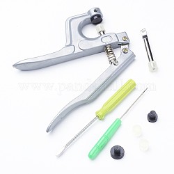 Snap Fastener Plier Tool Kits, Plastic Snap Fastener Install Tool Sets, Colorful, 25.9x13.7x1.7cm