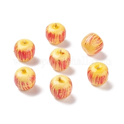Mini manzana artificial, manzana de espuma de simulación de fruta, para decoración de exhibición en el hogar, oro, 21.5x20x19mm