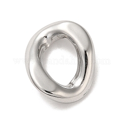 304 anelli di collegamento in acciaio inox, anello di torsione, colore acciaio inossidabile, 16x13x4mm, diametro interno: 9.5x6mm