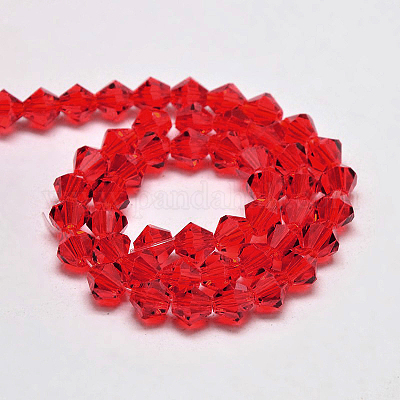Chapelets de perles en verre transparente  &nbsp;EGLA-A039-T4mm-D14-1