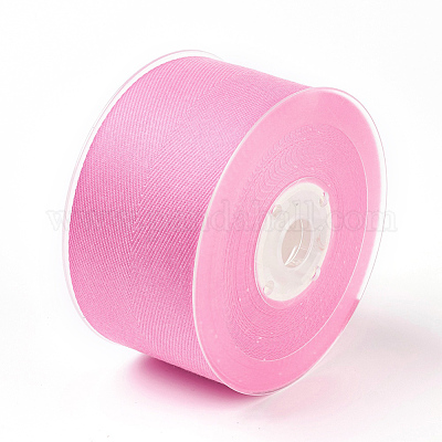 50 Yards Fuchsia Pink Grosgrain Ribbon 1/4 Inch Wide Trim