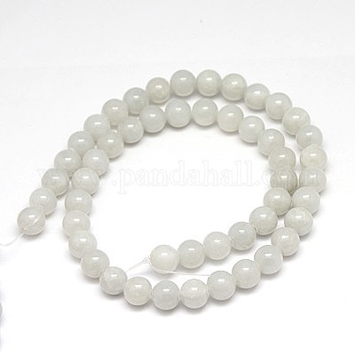 Chapelets de perles en jade jaune naturel&nbsp;G-G598-6mm-YXS-03-1
