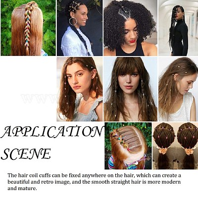 28 Perline Clip A Spirale Per Dreadlock E Trecce - Accessori Capelli Unisex In Oro