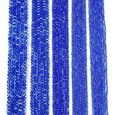 Chapelets de perles en verre électroplaqué&nbsp;EGLA-A044-T2mm-A31-1