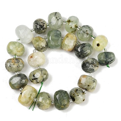 Natur Prehnit Perlen Stränge&nbsp;G-F796-B06-01-1