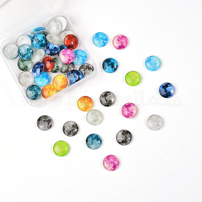 Wholesale Luminous Glass Cabochons 