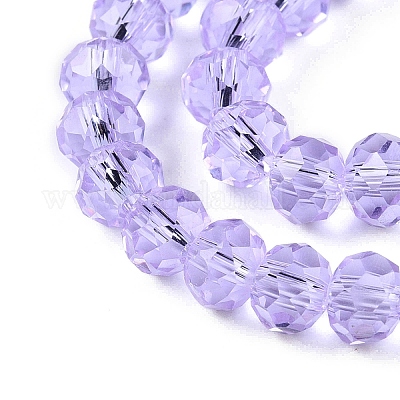Chapelets de perles en verre transparente  &nbsp;GLAA-T023-6mm-B01-1