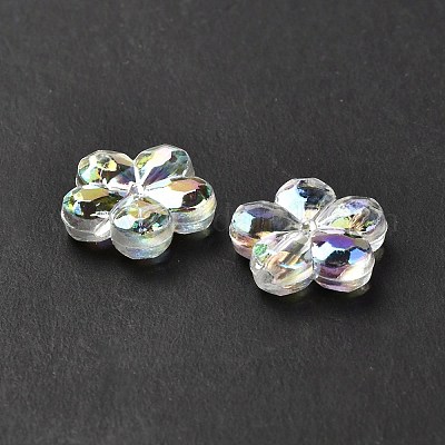 Perles acryliques transparentes&nbsp;PACR-H004-01A-1
