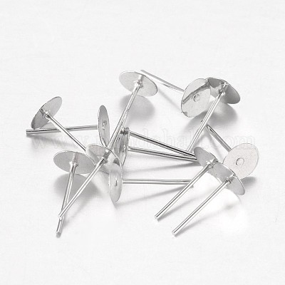 Accessoires clous d'oreilles en fer&nbsp;E013-1