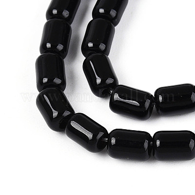 Abalorios opacas de vidrio hebras&nbsp;GLAA-T028-14P-01-1