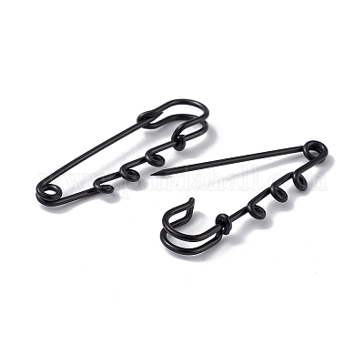 Wholesale 304 Stainless Steel Safety Pins Brooch Findings 