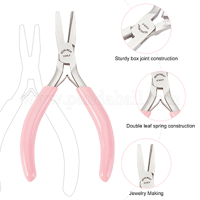 Box Joint Flat Nose Plier 5 for jewelry making
