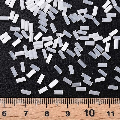 Perles de bugle en verre&nbsp;SEED-N005-001-E01-1
