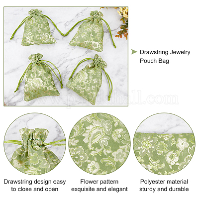 Pochettes en polyester&nbsp;ABAG-WH0028-11A-1