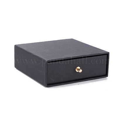 Коробка для ювелирных изделий с квадратным бумажным ящиком CON-C011-03B-01-1