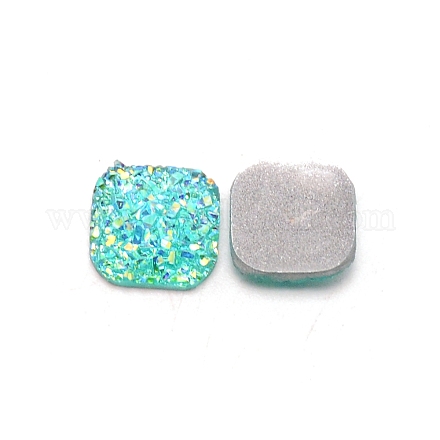 Cabochons en résine&nbsp;RESI-WH0026-02G-1