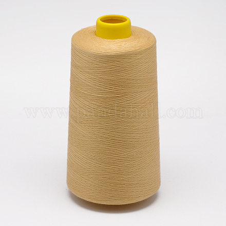100%紡織ポリエステル繊維縫糸  ライトカーキ  0.1mm  約5000ヤード/ロール OCOR-O004-A35-1