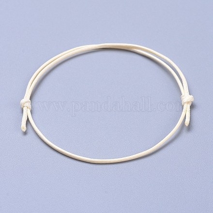 Fabrication de bracelet en corde de polyester ciré coréen écologiques BJEW-JB04256-02-1