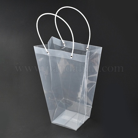 Sacs-cadeaux en plastique pp trapézoïdaux pour la Saint-Valentin ABAG-L015-01D-1