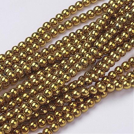 Non-magnetic Synthetic Hematite Beads Strands X-G-D010-2-1
