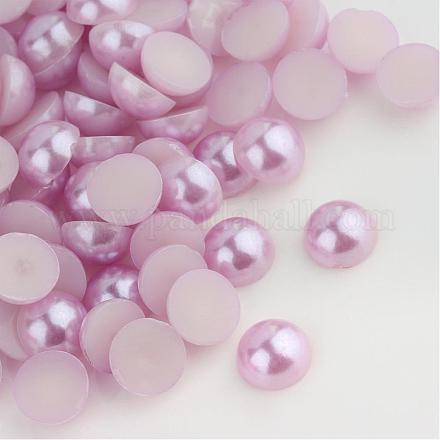 ABS Plastic Cabochons OACR-S012-8mm-Z45-1