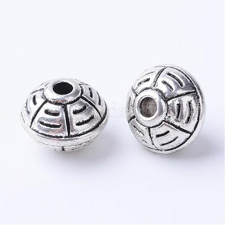 Perles en alliage de style tibétain TIBE-Q063-136AS-NR-1