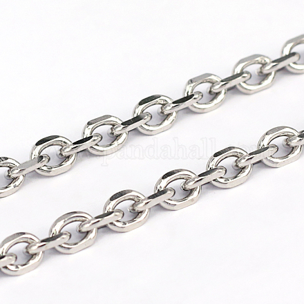 304 Stainless Steel Cable Chains CHS-L001-68-1.2mm-1