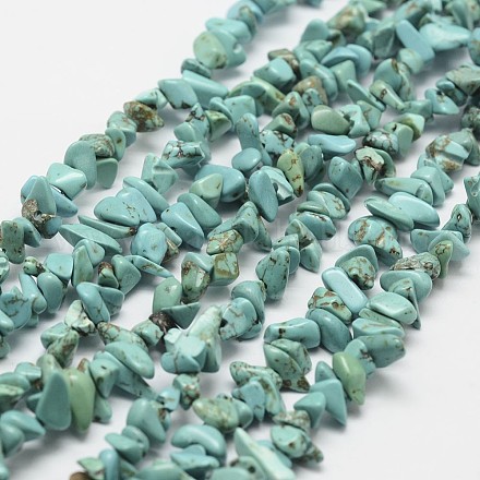 Synthetic Turquoise Bead Strands G-F328-04-1