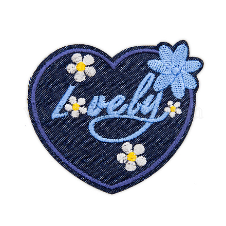 Computerized Embroidery Cloth Iron on/Sew on Patches SENE-PW0006-01A-03-1