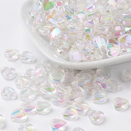 Perles acryliques transparentes écologiques X-PL539-822-1