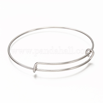 Bracelet extensible réglable en 304 acier inoxydable fabrication de bracelet MAK-L034-001P-1
