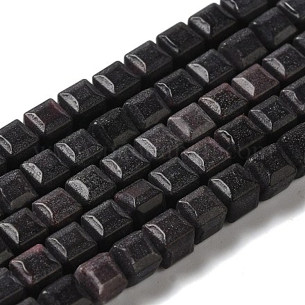 Filo di perline di agata naturale G-M422-A01-02V-1