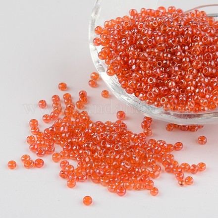 Round Glass Seed Beads X-SEED-A006-3mm-109B-1