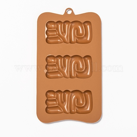 Moldes de silicona de calidad alimentaria para chocolate DIY-F068-01-1