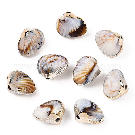Perle acriliche placcate OACR-S021-55-1