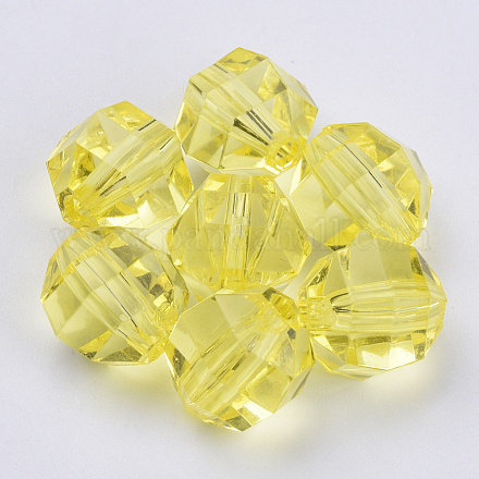 Perles en acrylique transparente TACR-Q256-8mm-V21-1